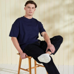 Navy Blue Pure Cotton T-shirt